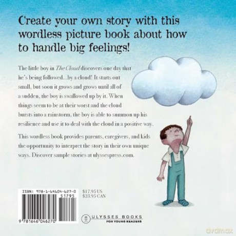 Cloud, The: A Wordless Book about Dealing with Big Emotions like Fear, Grief, Loss, Sadness, and Anger - Angelo Ruta [KSIĄŻKA]