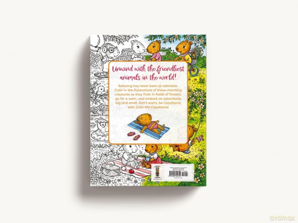 Color Me Capybaras: A Capy-tivating Coloring Book [KSIĄŻKA]