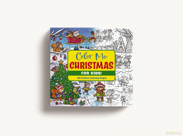 Color Me Christmas (for Kids!): 30 Festive Coloring Pages [KSIĄŻKA]