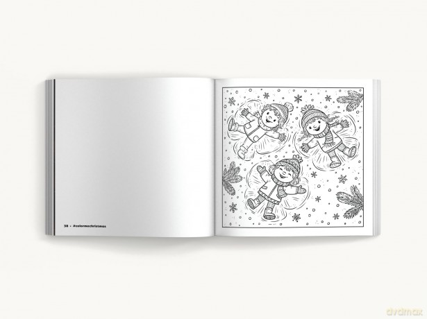 Color Me Christmas (for Kids!): 30 Festive Coloring Pages [KSIĄŻKA]