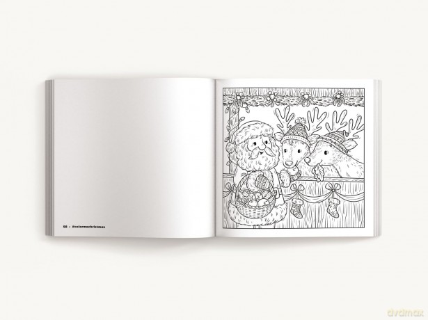 Color Me Christmas (for Kids!): 30 Festive Coloring Pages [KSIĄŻKA]