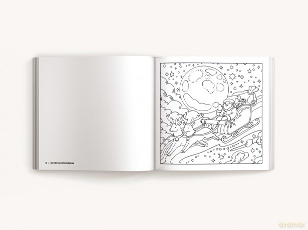 Color Me Christmas (for Kids!): 30 Festive Coloring Pages [KSIĄŻKA]