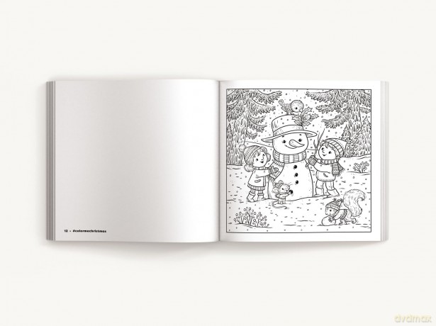 Color Me Christmas (for Kids!): 30 Festive Coloring Pages [KSIĄŻKA]