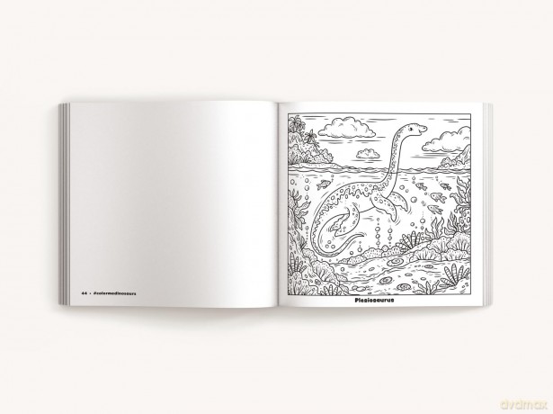 Color Me Dinosaurs (Kids' Edition): 30 Dino-mite Coloring Pages [KSIĄŻKA]