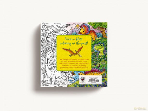 Color Me Dinosaurs (Kids' Edition): 30 Dino-mite Coloring Pages [KSIĄŻKA]