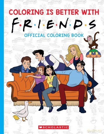 Coloring is Better with Friends: Official Friends Coloring Book: Official Coloring Book - Scholastic [KSIĄŻKA]