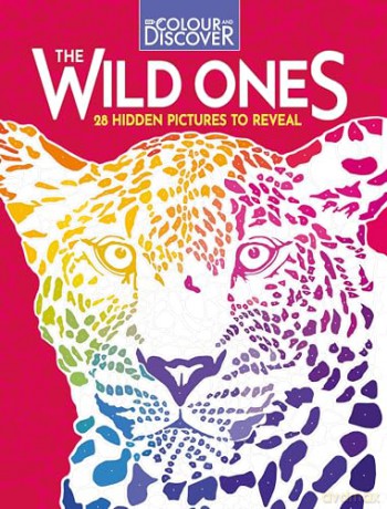 Colour and Discover: The Wild Ones: 28 Hidden Pictures to Reveal - Buster Books [KSIĄŻKA]