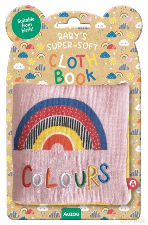 Colours (Baby's Supersoft Cloth Book) - Auzou [KSIĄŻKA]