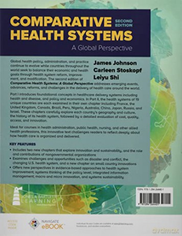 Comparative Health Systems: A Global Perspective - James A. Johnson [KSIĄŻKA]