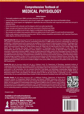 Comprehensive Textbook of Medical Physiology: Two Volume Set - Gopal Krushna Pal [KSIĄŻKA]