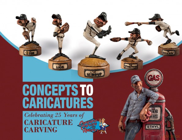 Concepts to Caricatures: Celebrating 25 Years of Caricature Carving - The Caricature Carvers of America [KSIĄŻKA]
