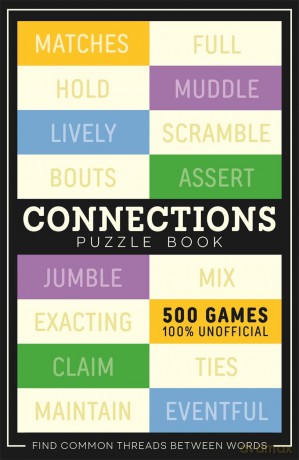 Connections Puzzle Book: 500 games, 100% Unofficial - Roland Hall [KSIĄŻKA]