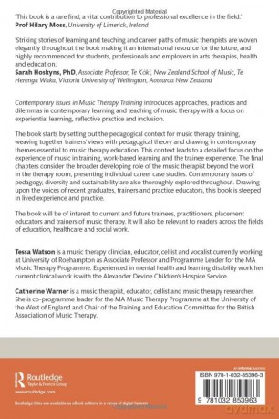 Contemporary Issues in Music Therapy Training: A Resource for Trainees, Trainers and Practitioners - Tessa Watson [KSIĄŻKA]