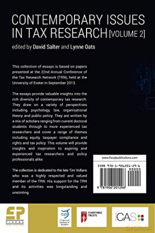 Contemporary Issues in Tax Research: Volume 2 - David Salter [KSIĄŻKA]