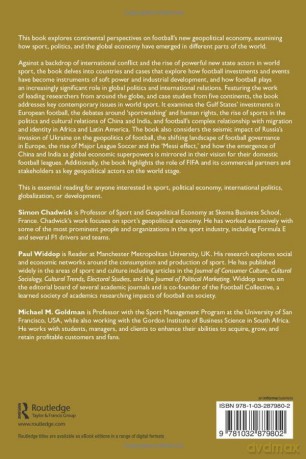 Continental Perspectives on the Geopolitical Economy of Football - Simon Chadwick [KSIĄŻKA]