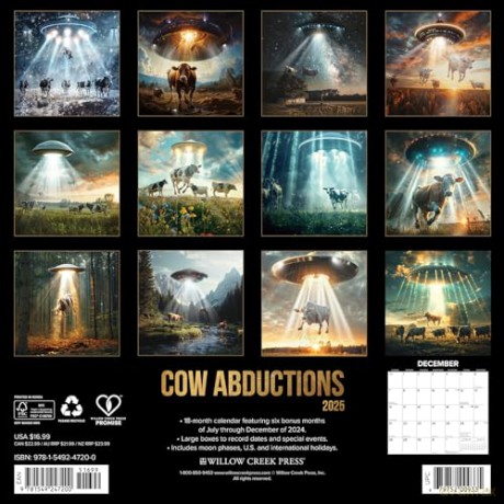 Cow Abductions 2025 Wall [KSIĄŻKA]