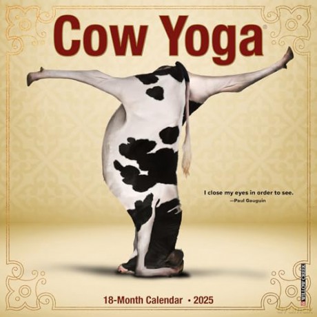 Cow Yoga 2025 Mini [KSIĄŻKA]