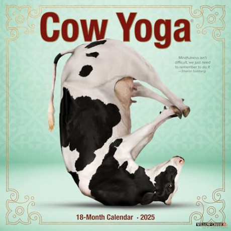 Cow Yoga 2025 Wall [KSIĄŻKA]