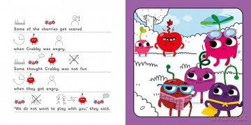 Crabby Calms Down: Accessible Symbolised Edition: 5 (The Little Cherries Symbolised 6-Book Collection (Books 1-6)) [KSIĄŻKA]