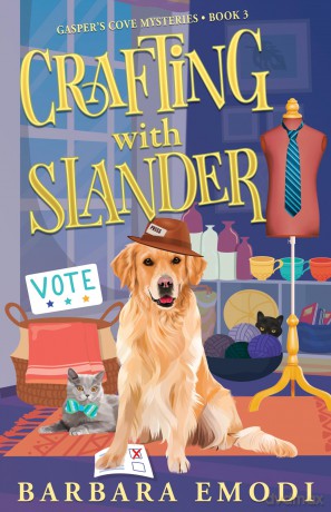 Crafting with Slander: Gasper's Cove Mysteries Book 3 - Barbara Emodi [KSIĄŻKA]