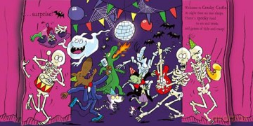 Creaky Castle: A halloween lift-the-flap book - Jane Clarke [KSIĄŻKA]
