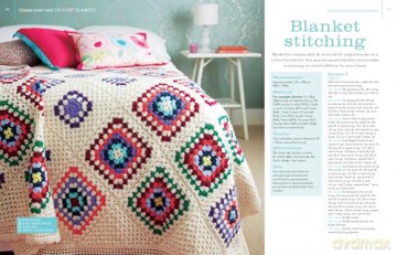 Create Your Own Crochet Blankets: Develop Your Skills with 25 Inspiring Projects - Jessica Leggett [KSIĄŻKA]