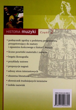 Historia muzyki 2 Podręcznik dla szkół muzycznych [KSIĄŻKA]