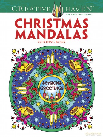 Creative Haven Christmas Mandalas Coloring Book - Marty Noble [KSIĄŻKA]