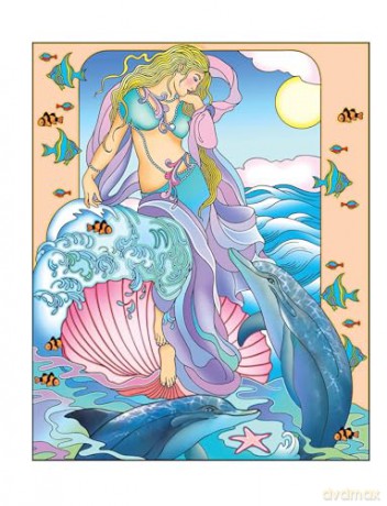 Creative Haven Gorgeous Goddesses Coloring Book (Adult Coloring Books: Fantasy) - Marty Noble [KSIĄŻKA]