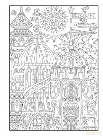 Creative Haven Whimsical Houses Coloring Book - Angela Porter [KSIĄŻKA]
