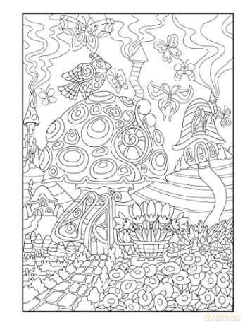 Creative Haven Whimsical Houses Coloring Book - Angela Porter [KSIĄŻKA]