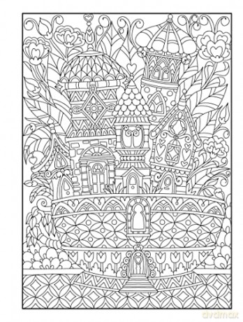 Creative Haven Whimsical Houses Coloring Book - Angela Porter [KSIĄŻKA]