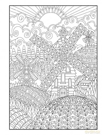 Creative Haven Whimsical Houses Coloring Book - Angela Porter [KSIĄŻKA]