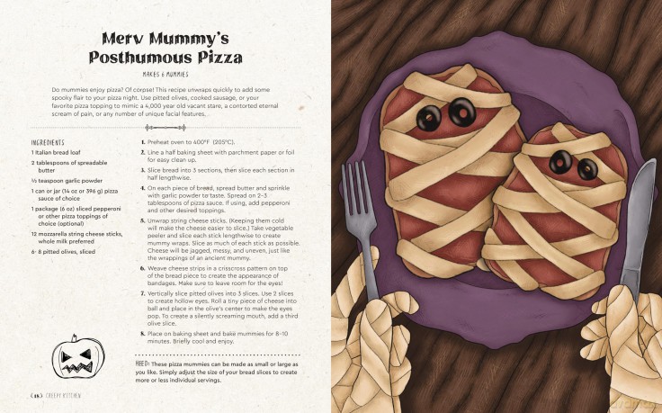 Creepy Kitchen: 60 Terror-rific Recipes That'll Possess Your Palette - Kim Kindelsperger [KSIĄŻKA]