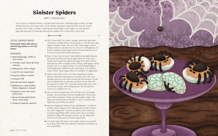 Creepy Kitchen: 60 Terror-rific Recipes That'll Possess Your Palette - Kim Kindelsperger [KSIĄŻKA]