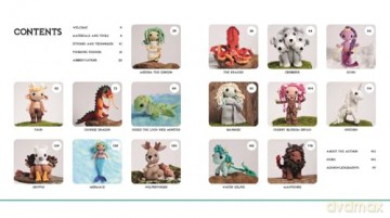 Crocheted Mythical Creatures: 15 Makes from Legends, Folklore and Fairytales - Jacki Donhou [KSIĄŻKA]
