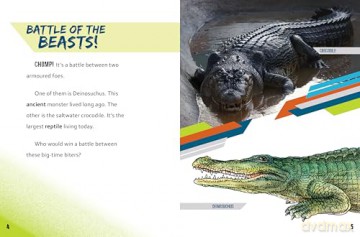 Crocodile vs Deinosuchus (Beastly Battles) - Charles C. Hofer [KSIĄŻKA]