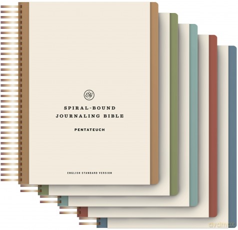 Crossway ESV Spiral-Bound Journaling Bible, Five-Volume Set (Hardcover): Esv Journaling Bible Set [KSIĄŻKA]