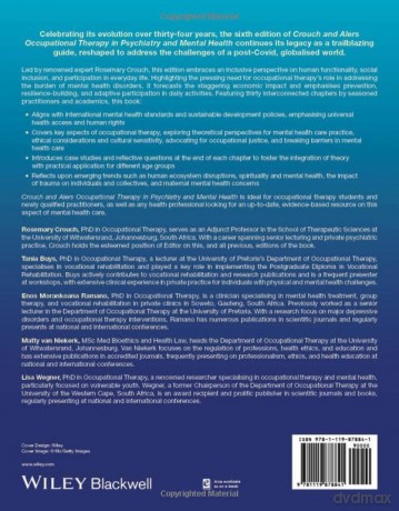 Crouch and Alers Occupational Therapy in Psychiatry and Mental Health - Rosemary Crouch [KSIĄŻKA]