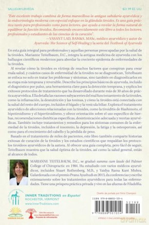 Cura la tiroides con ayurveda: Tratamientos naturales para hipotiroidismo, hipertiroidismo y la enfermedad de Hashimoto - Marianne Teitelbaum [KSIĄŻKA]
