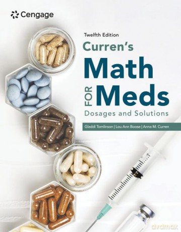 Curren's Math for Meds: Dosages and Solutions - Gladdi Tomlinson [KSIĄŻKA]