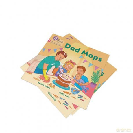Dad Mops: Phase 2 Set 3 Blending practice (Big Cat Phonics for Little Wandle Letters and Sounds Revised) - Roisin Leahy [KSIĄŻKA]
