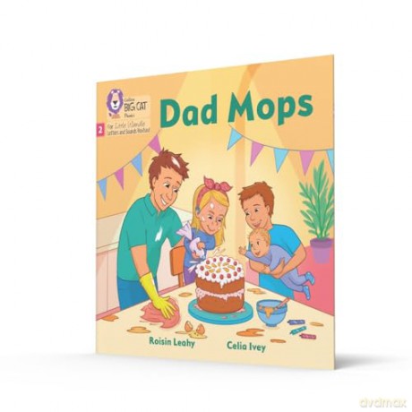 Dad Mops: Phase 2 Set 3 Blending practice (Big Cat Phonics for Little Wandle Letters and Sounds Revised) - Roisin Leahy [KSIĄŻKA]