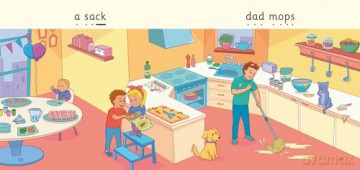 Dad Mops: Phase 2 Set 3 Blending practice (Big Cat Phonics for Little Wandle Letters and Sounds Revised) - Roisin Leahy [KSIĄŻKA]