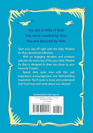 Daily Wisdom for Boys: 365 Encouraging Devotions and Prayers - Compiled by Barbour Staff [KSIĄŻKA]