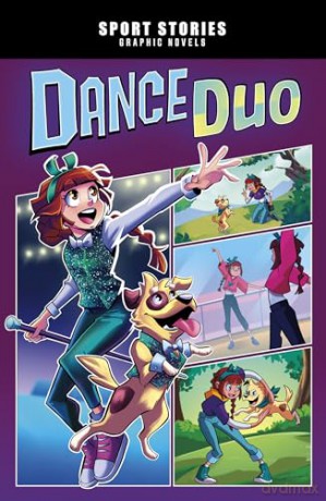 Dance Duo (Sport Stories Graphic Novels) - Jake Maddox [KSIĄŻKA]