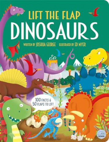 Dangerous Dinosaurs - Interactive History Book for Kids (Lift-the-flap History) - Joshua George [KSIĄŻKA]