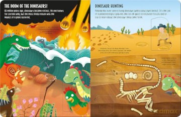 Dangerous Dinosaurs - Interactive History Book for Kids (Lift-the-flap History) - Joshua George [KSIĄŻKA]