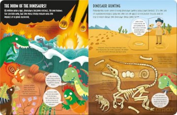 Dangerous Dinosaurs - Interactive History Book for Kids (Lift-the-flap History) - Joshua George [KSIĄŻKA]