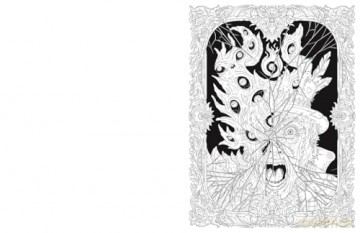 Dark Art Nightmare: A Menacing Colouring Book - François Gautier [KSIĄŻKA]